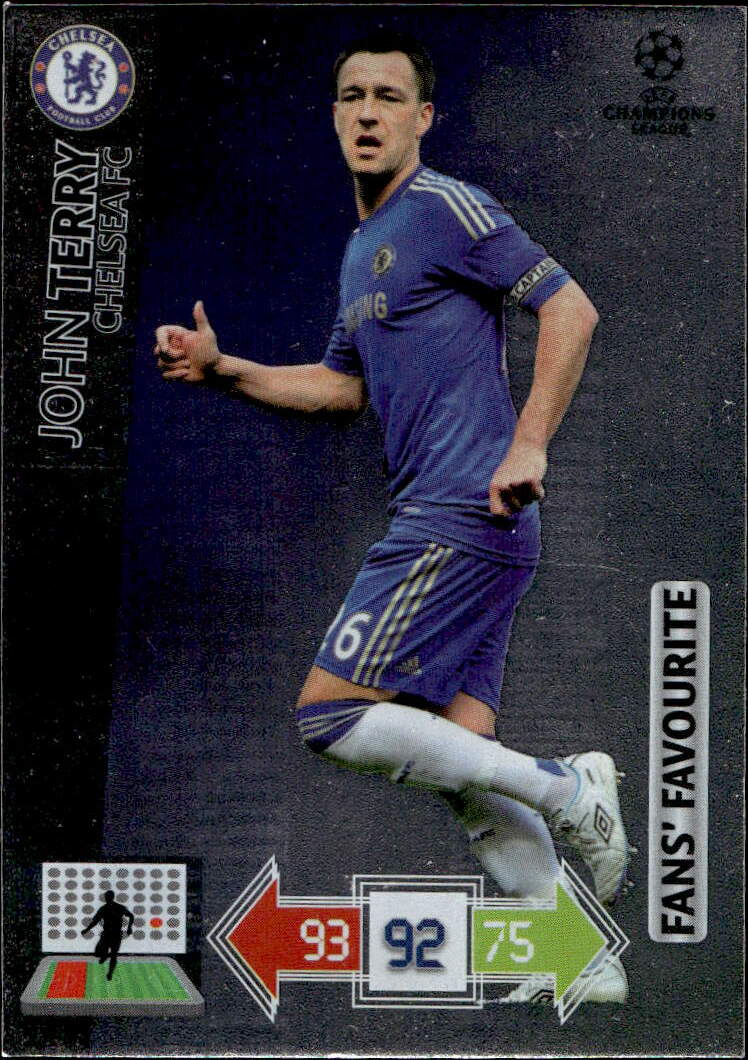 Fans Favourite JOHN TERRY 12-13 Panini Adrenalyn XL CL