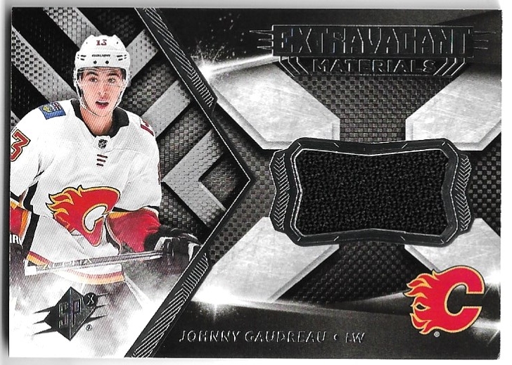 Jersey Extravagant Materials JOHNNY GAUDREAU 17-18 UD SPx