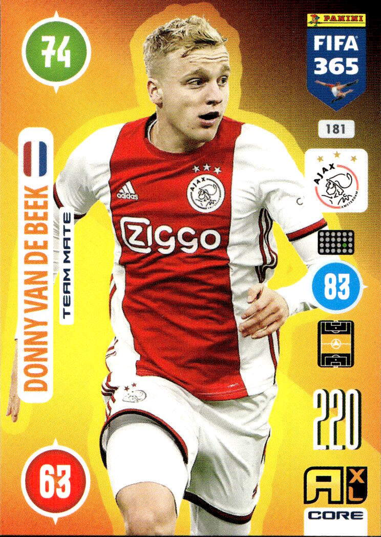 DONNY VAN DE BEEK 2021 Panini FIFA 365