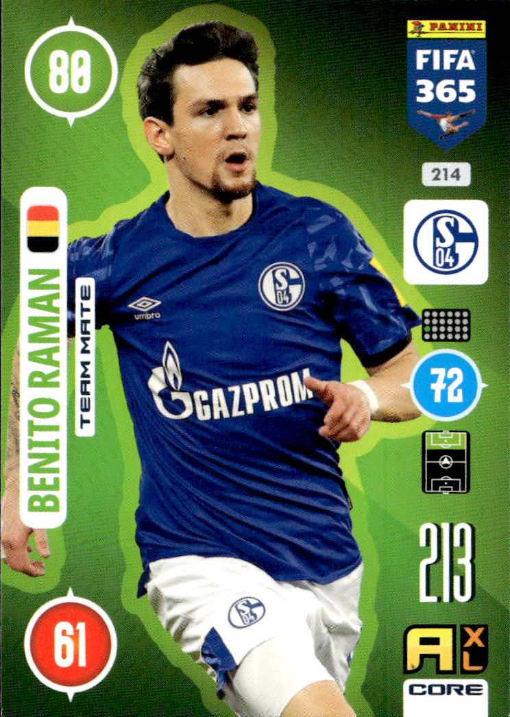 BENITO RAMAN 2021 Panini FIFA 365