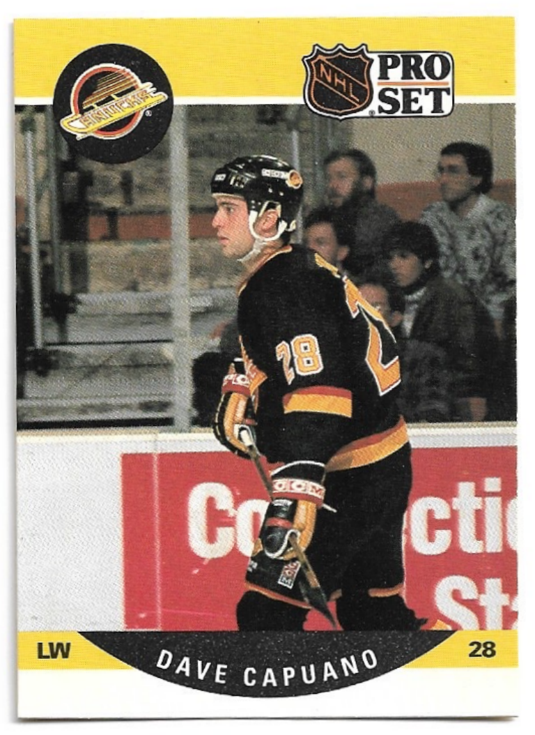 DAVE CAPUANO 90-91 Pro Set