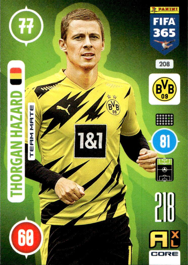 THORGAN HAZARD 2021 Panini FIFA 365