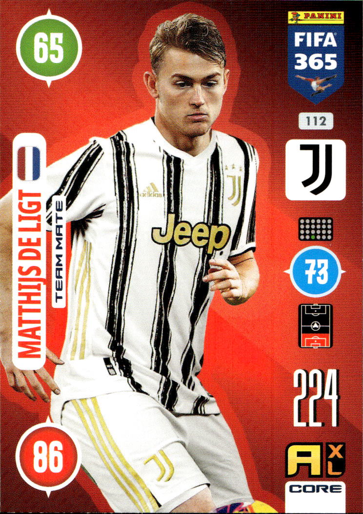 MATTHIJS DE LIGT 2021 Panini FIFA 365