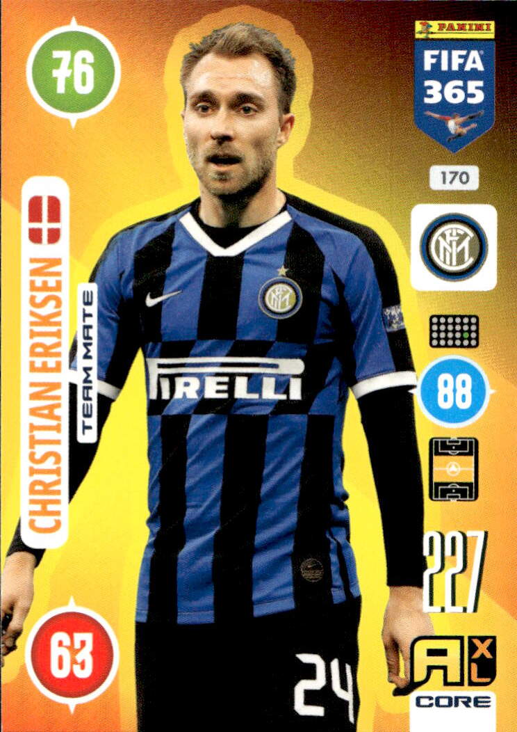 CHRISTIAN ERIKSEN 2021 Panini FIFA 365