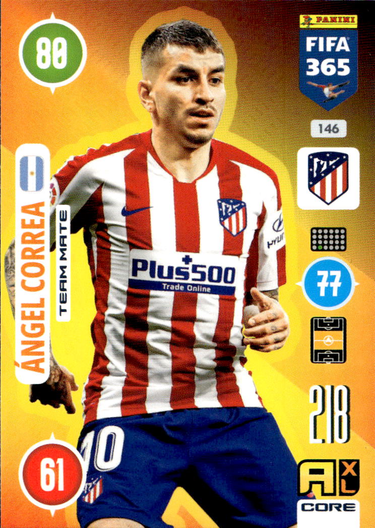 ANGEL CORREA 2021 Panini FIFA 365