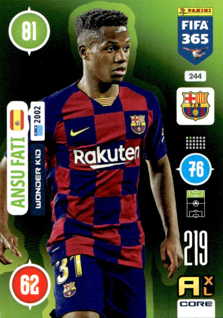 ANSU FATI 2021 Panini FIFA 365