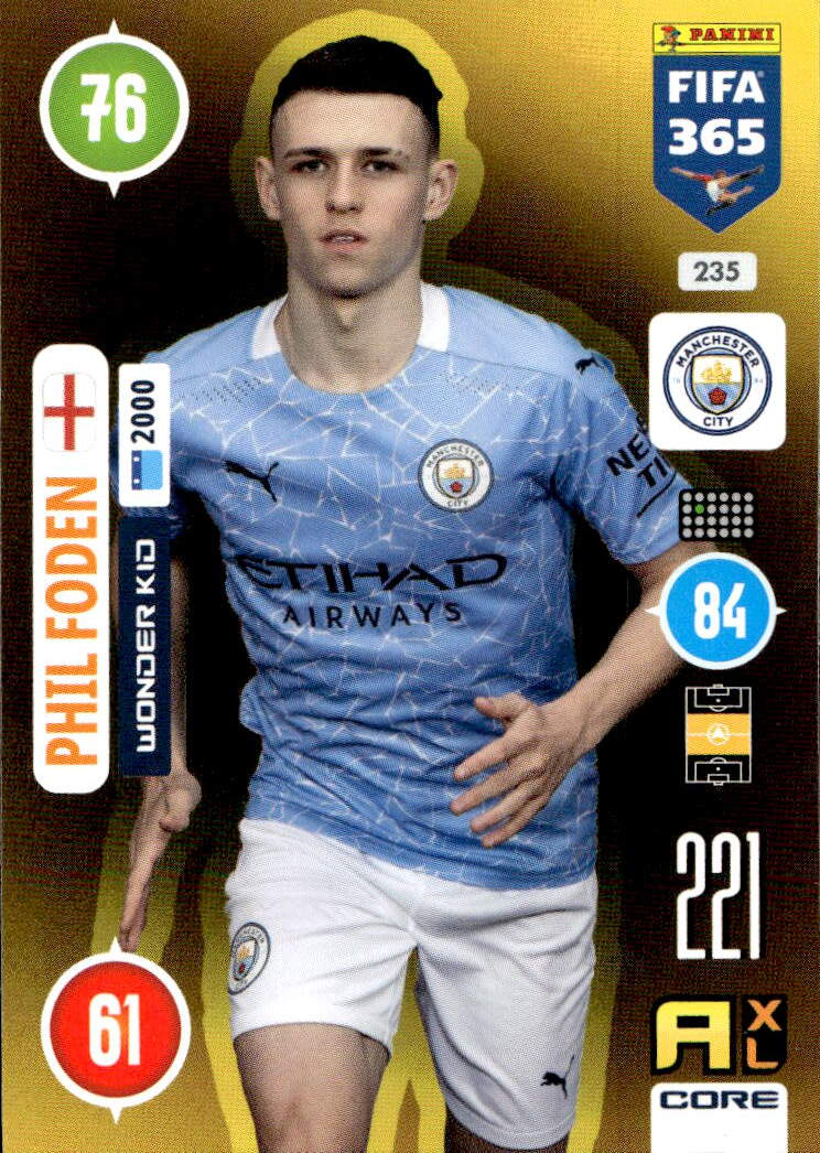 PHIL FODEN 2021 Panini FIFA 365