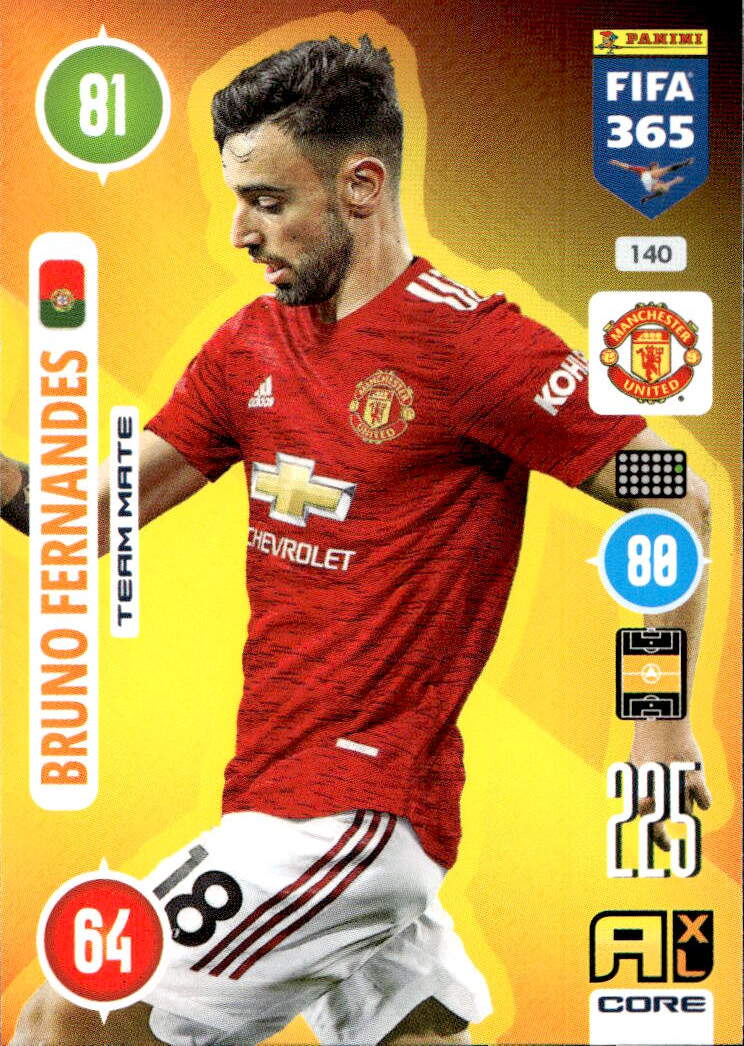 BRUNO FERNANDES 2021 Panini FIFA 365