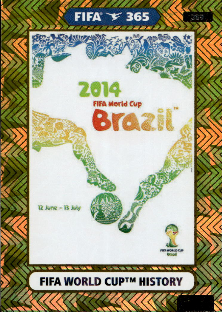 World Cup 2014 Brazil 2021 Panini FIFA 365 FIFA World Cup History