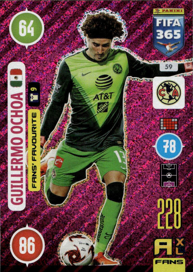 Fans Favourite GUILLERMO OCHOA 2021 Panini FIFA 365