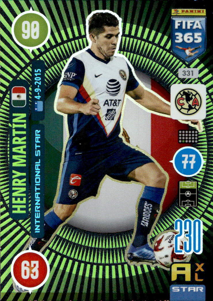 International Star HENRY MARTIN 2021 Panini FIFA 365