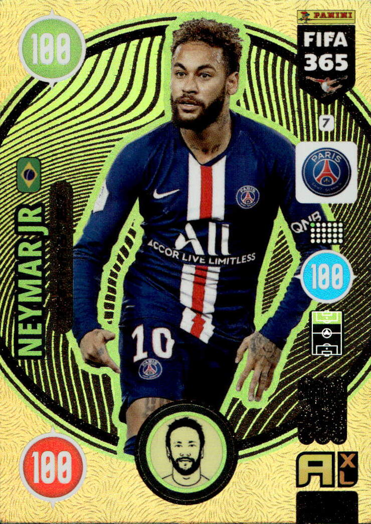 Top Master NEYMAR JR. 2021 Panini FIFA 365