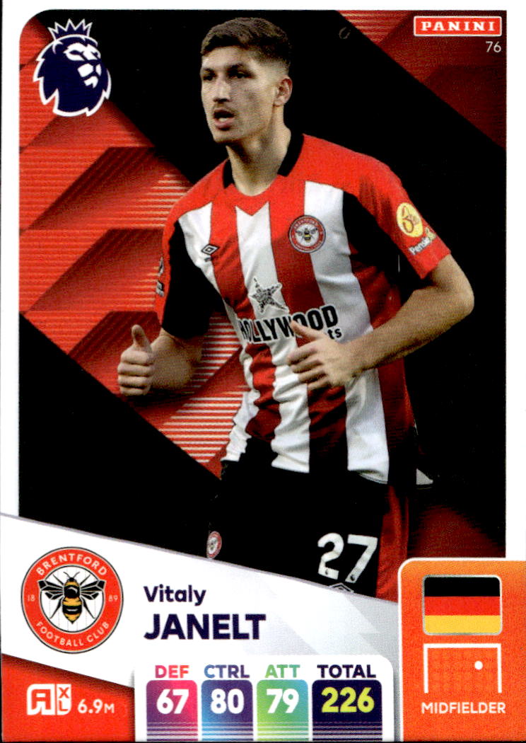 VITALY JANELT 2025 Panini Adrenalyn XL Premier League