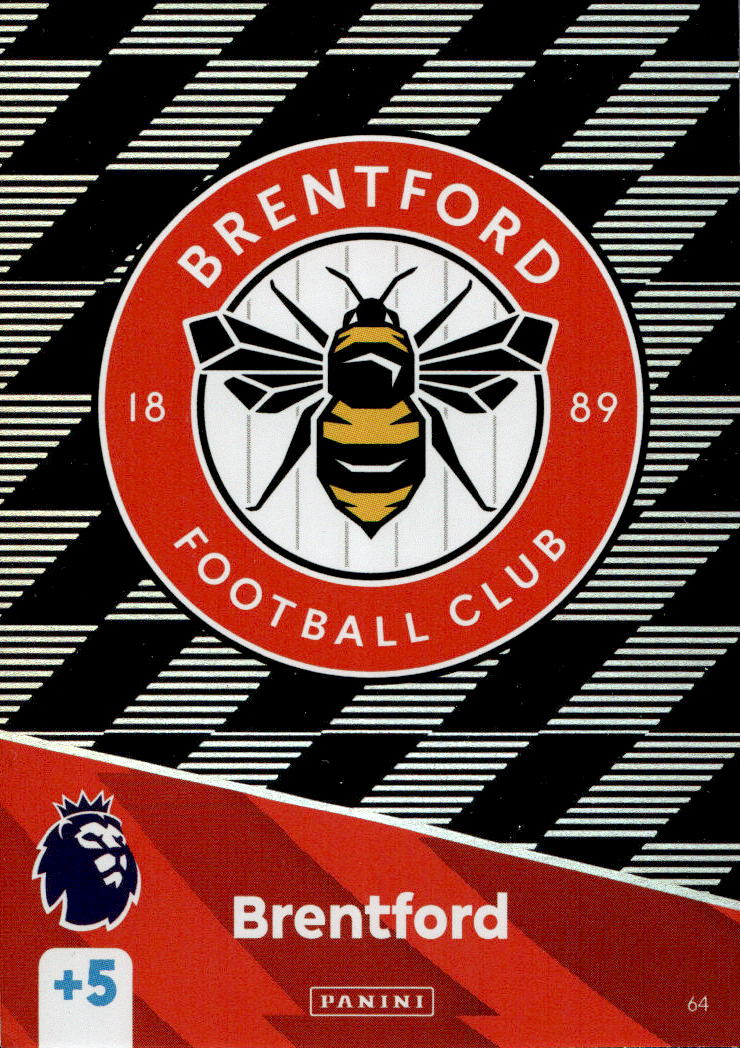 Club Crest BRENTFORD 2025 Panini Adrenalyn XL Premier League