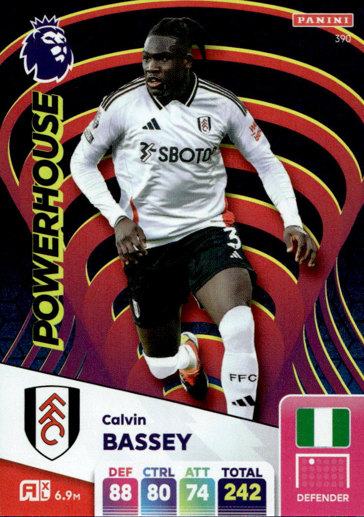 Powerhouse CALVIN BASSEY 2025 Panini Adrenalyn XL Premier League