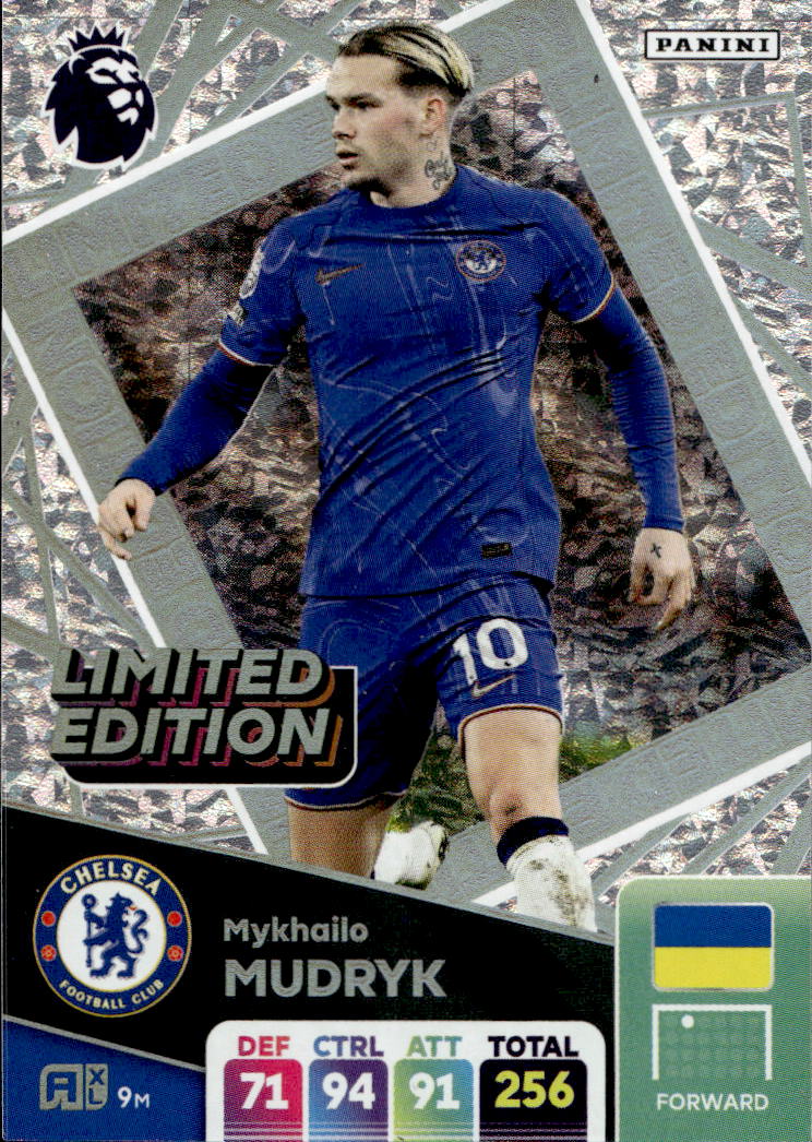 Limited Edition MYKHAILO MUDRYK 2025 Panini Adrenalyn XL Premier League