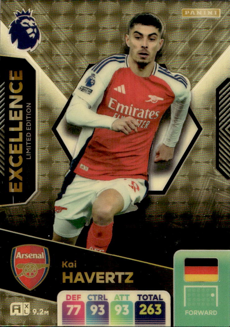 Excellence Limited Edition KAI HAVERTZ 2025 Panini Adrenalyn XL Premier League