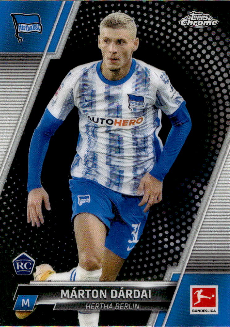 Rookie MARTON DARDAI 21-22 Topps Chrome Bundesliga