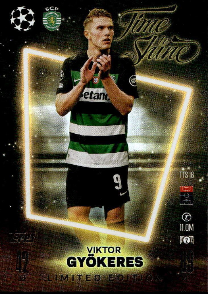 Time to Shine VIKTOR GYOKERES 24-25 Match Attax UCL