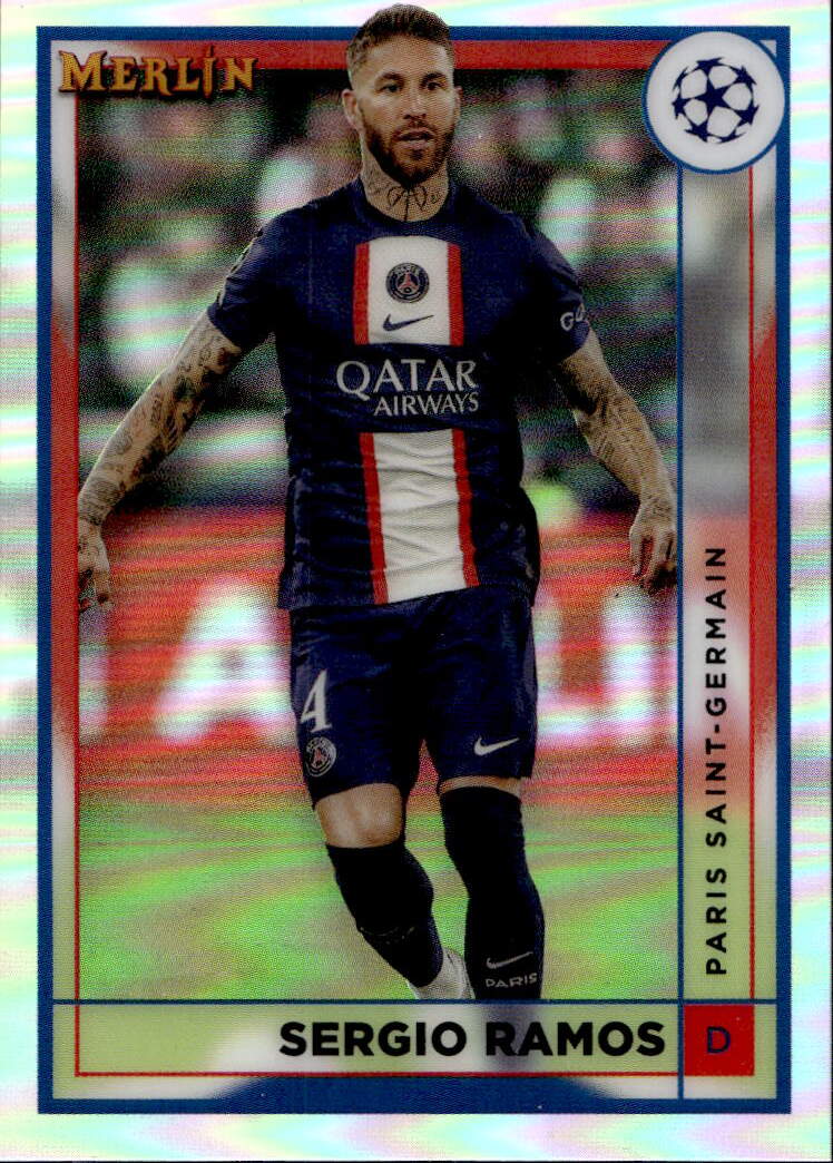 Refractor SERGIO RAMOS 22-23 Topps Merlin Soccer