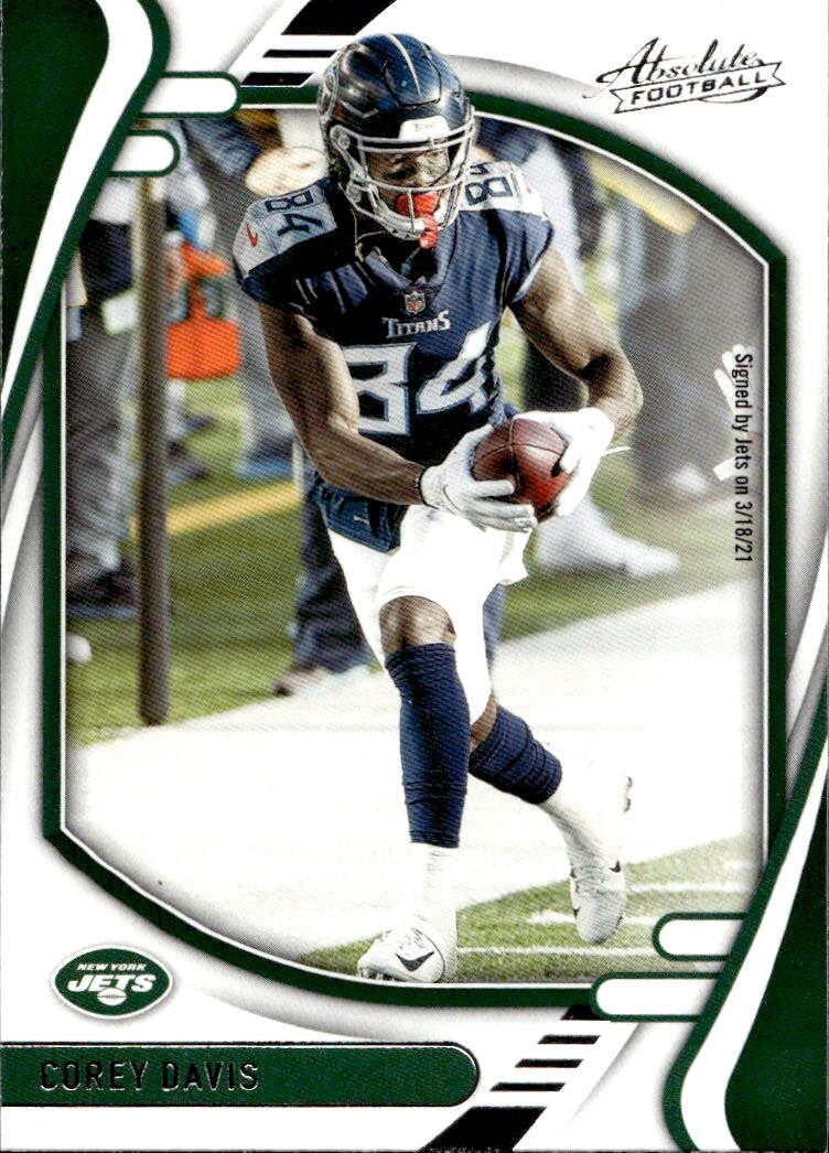 COREY DAVIS 2021 Panini Absolute Football