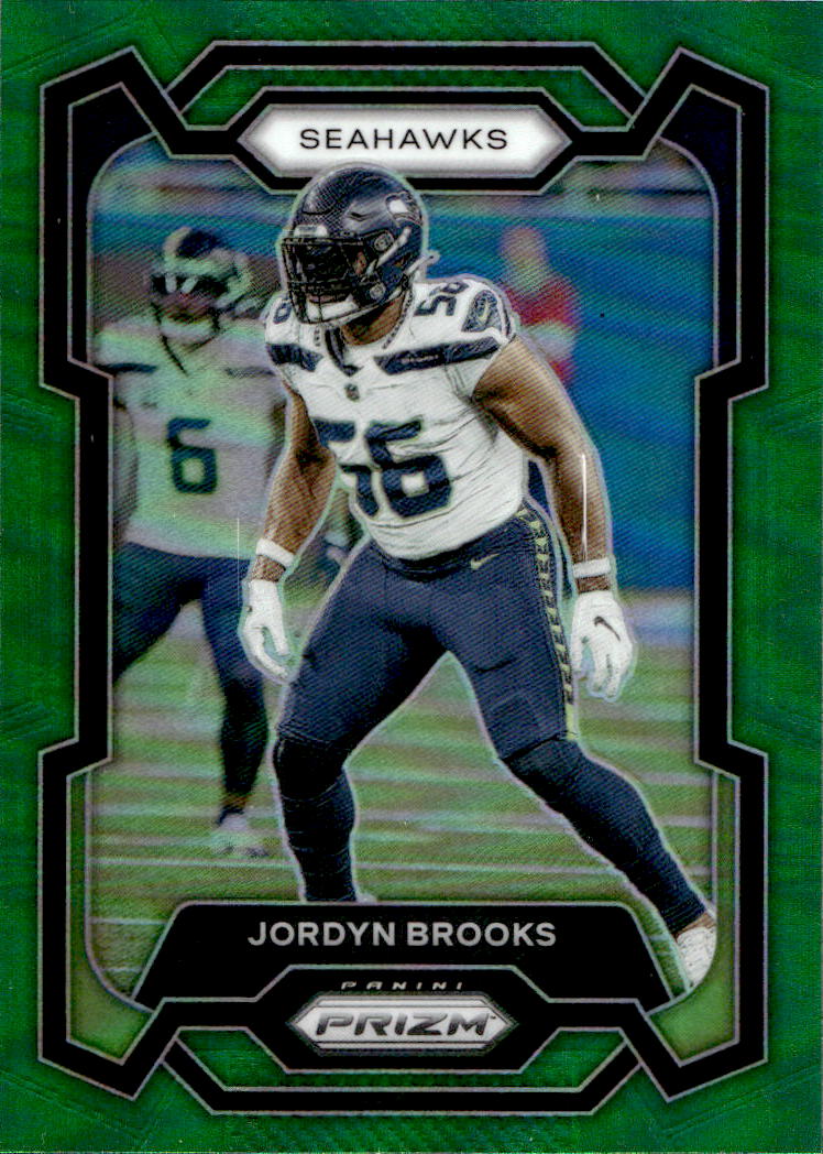 Green Prizm JORDYN BROOK 2023 Panini Prizm Football