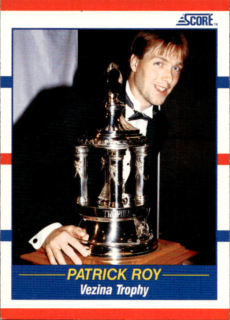 Vezina Trophy PATRICK ROY 90-91 Score