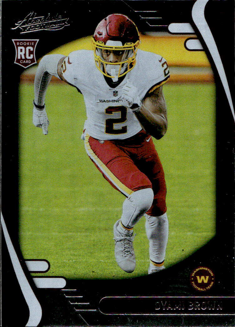 Rookie DYAMI BROWN 2021 Panini Absolute Football