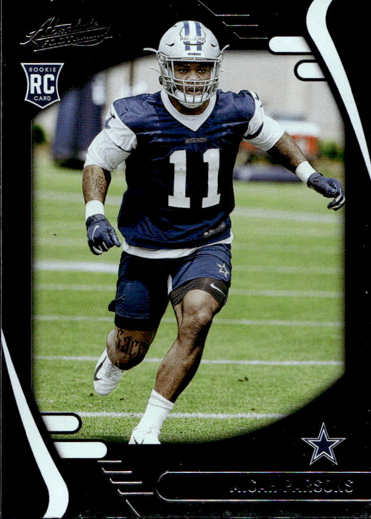 Rookie MICAH PARSONS 2021 Panini Absolute Football