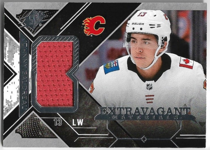 Jersey Extravagant Materials JOHNNY GAUDREAU 17-18 UD SPx