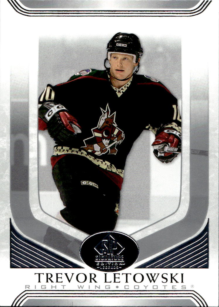 TREVOR LETOWSKI 20-21 UD SP Signature Legends