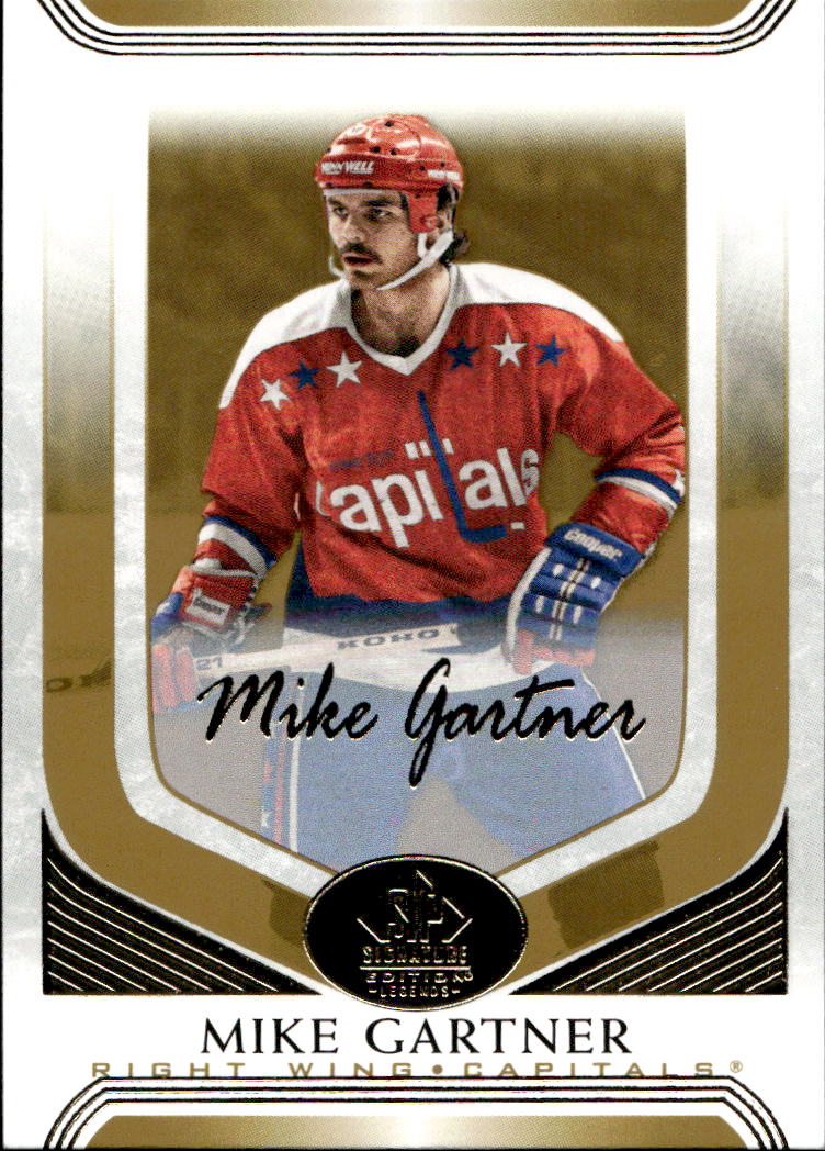 Gold Foil MIKE GARTNER 20-21 UD SP Signature Legends