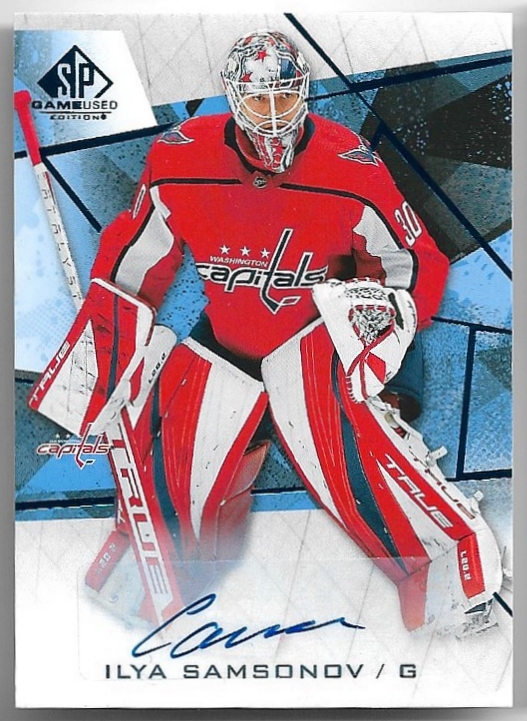 Auto Blue ILYA SAMSONOV 21-22 UD SP Game Used