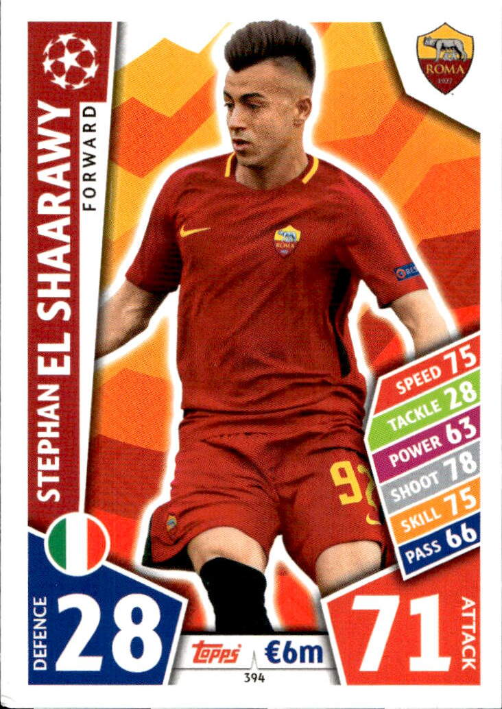 STEPHAN EL SHAARAWY 17-18 Topps Match Attax UCL