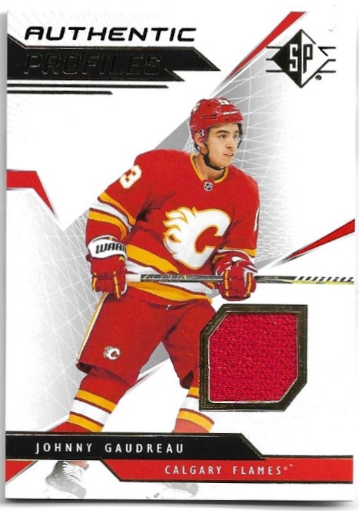 Jersey Authentic Profiles JOHNNY GAUDREAU 18-19 UD SP Hockey