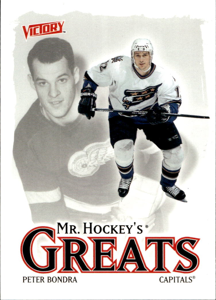 MR. Hockey's Greats PETER BONDRA 01-02 UD Victory