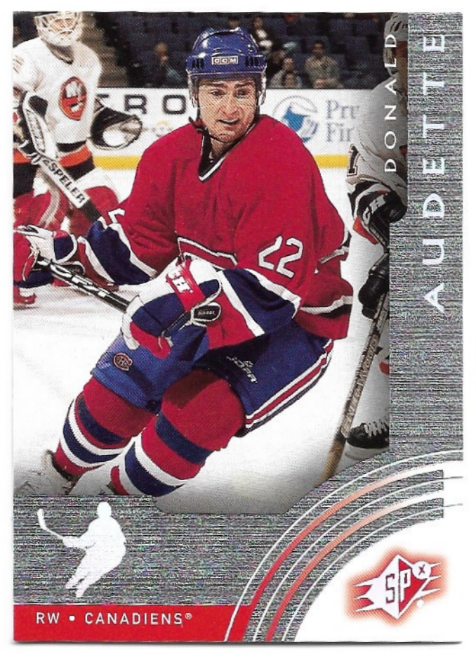 DONALD AUDETTE 01-02 UD SPx