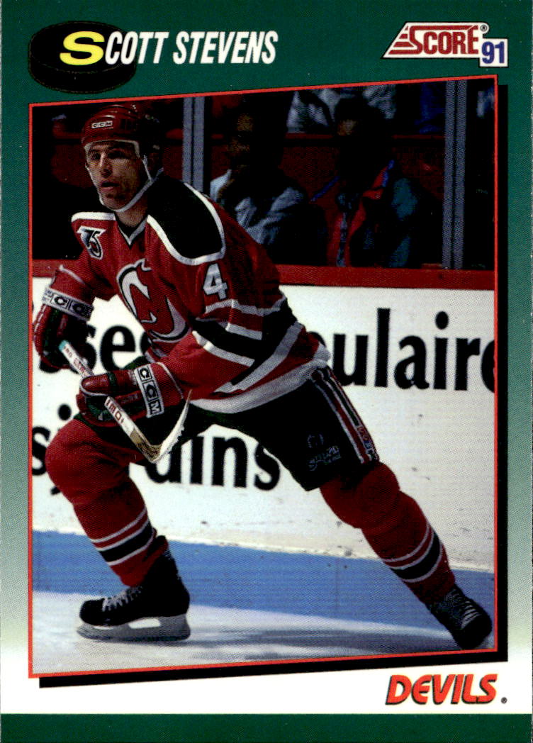 SCOTT STEVENS 91-92 Score Rookie and Traded