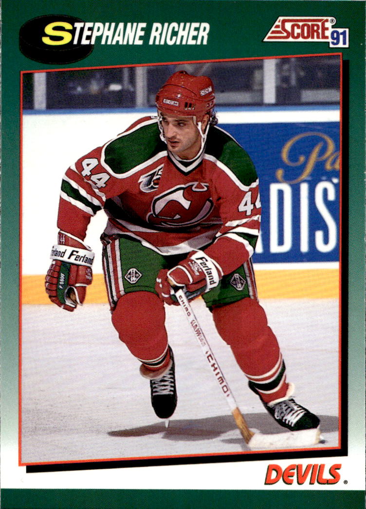 STEPHANE RICHER 91-92 Score Rookie and Traded