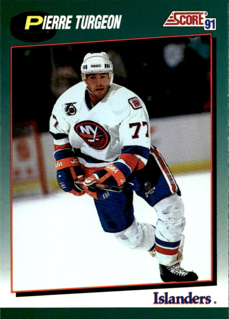 PIERRE TURGEON 91-92 Score Rookie and Traded