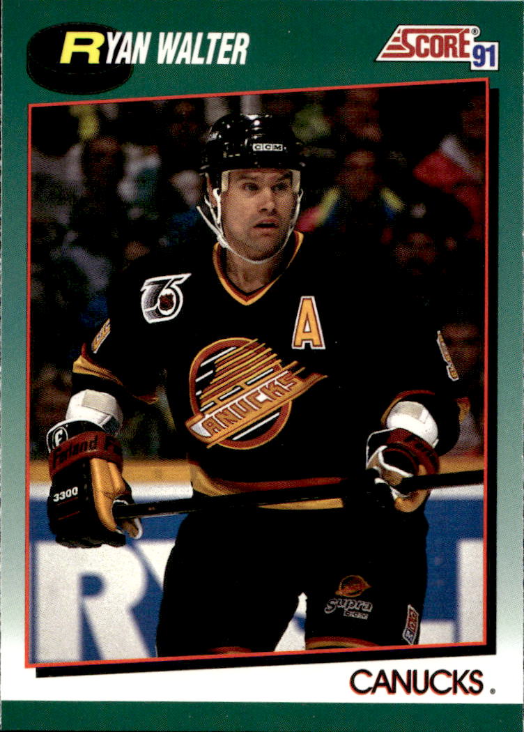 RYAN WALTER 91-92 Score Rookie and Traded