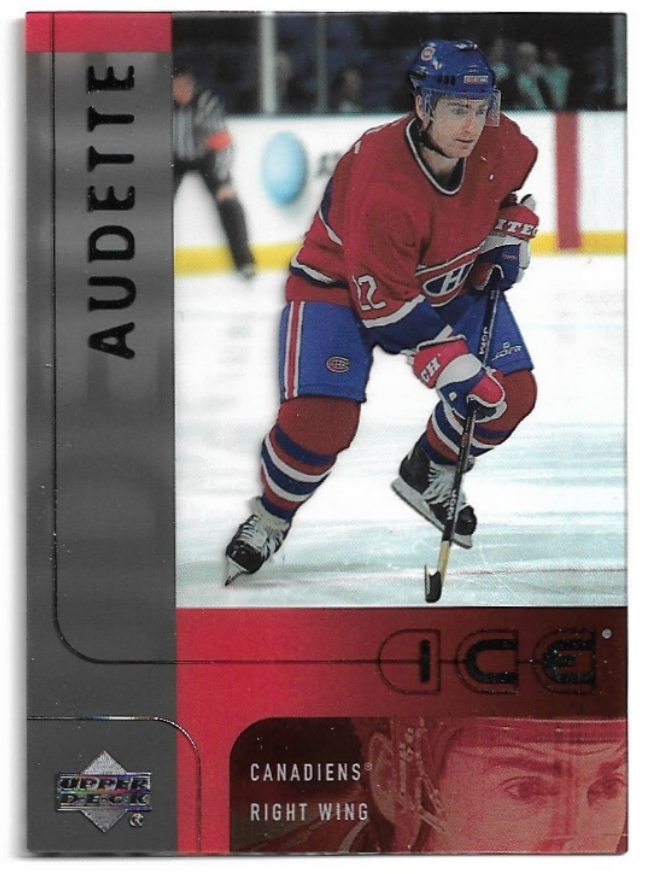 DONALD AUDETTE 01-02 UD Ice