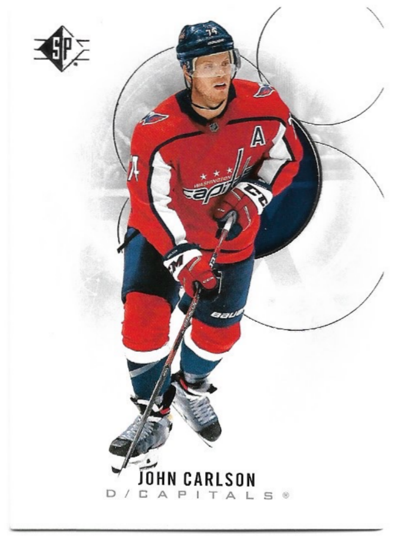 JOHN CARLSON 20-21 UD SP Hockey