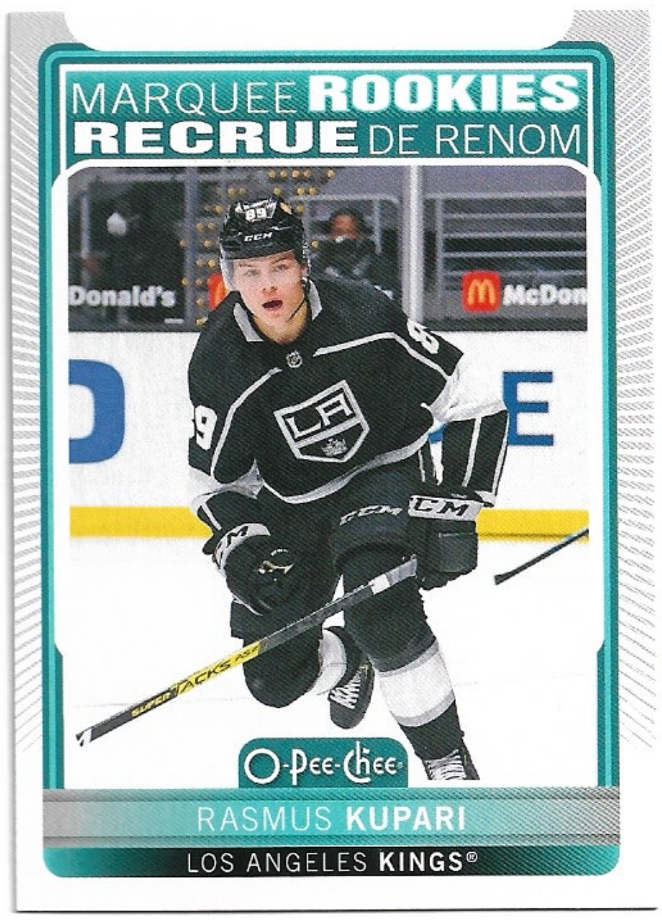 Marquee Rookies RASMUS KUPARI 21-22 UD O-Pee-Chee OPC