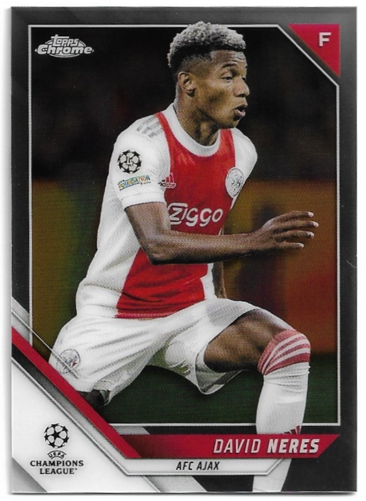 DAVID NERES 21-22 Topps Chrome UEFA Champions League