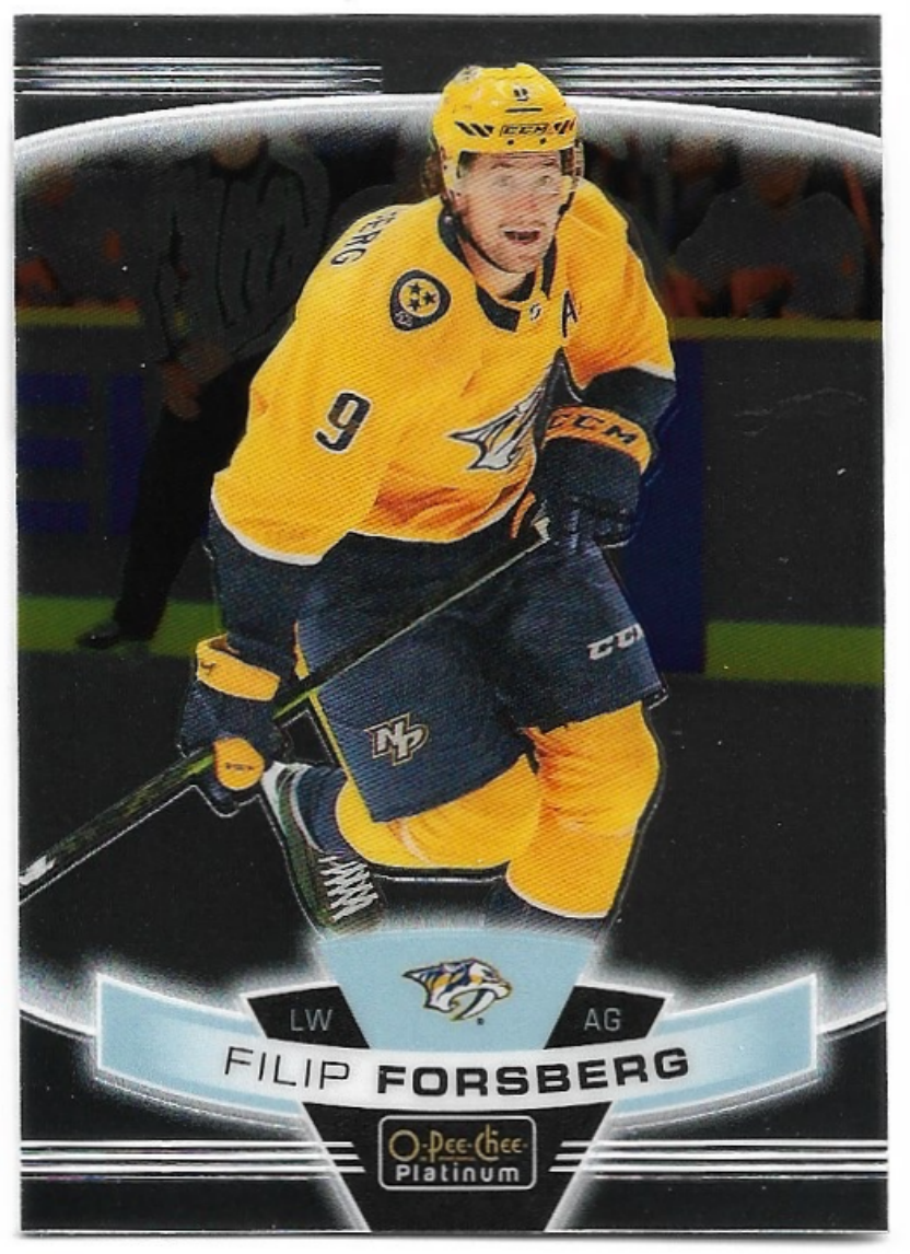 FILIP FORSBERG 19-20 UD O-Pee-Chee OPC Platinum