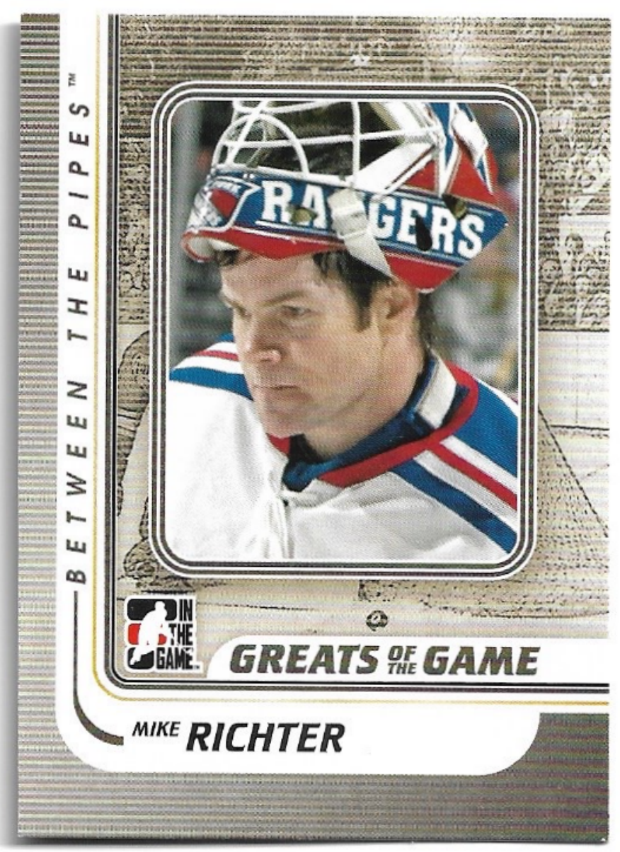 MIKE RICHTER 10-11 In the Game Between the Pipes