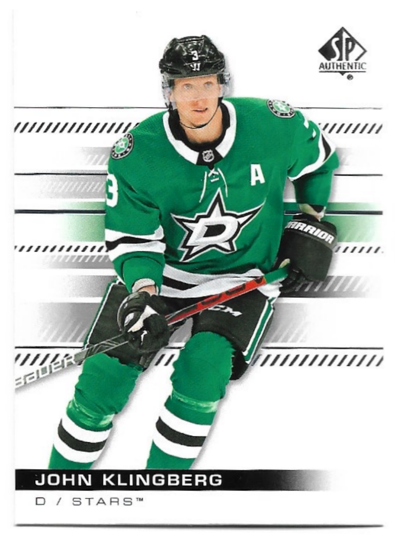 JOHN KLINGBERG 19-20 UD SP Authentic