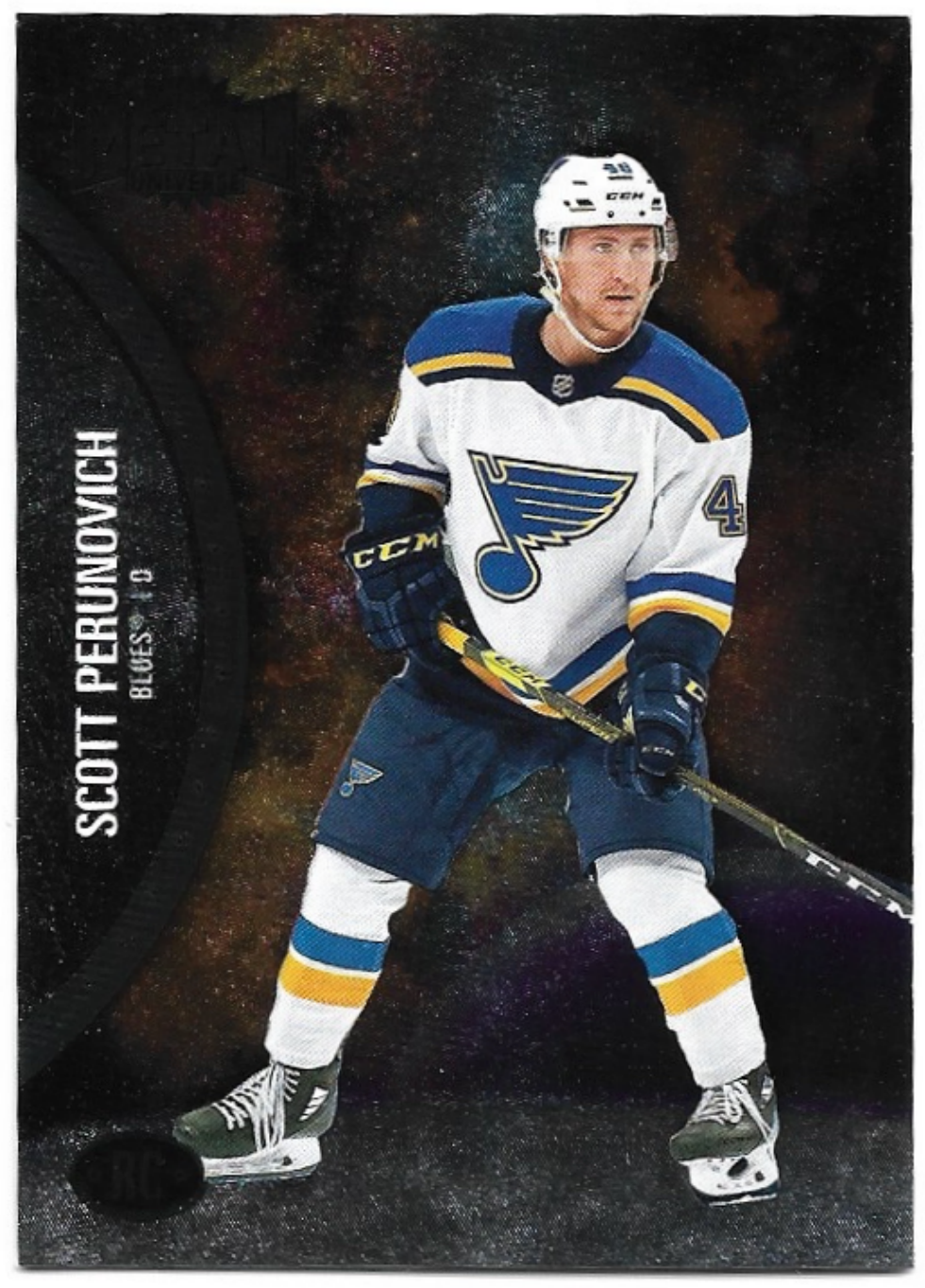 Rookie SCOTT PERUNOVICH 21-22 UD Metal Universe