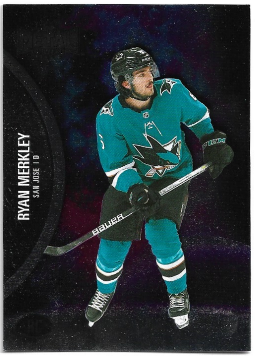 Rookie RYAN MERKLEY 21-22 UD Metal Universe